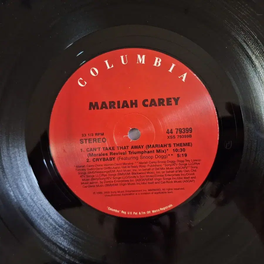 미국원반/Mariah Carey- Mariah's Theme LP