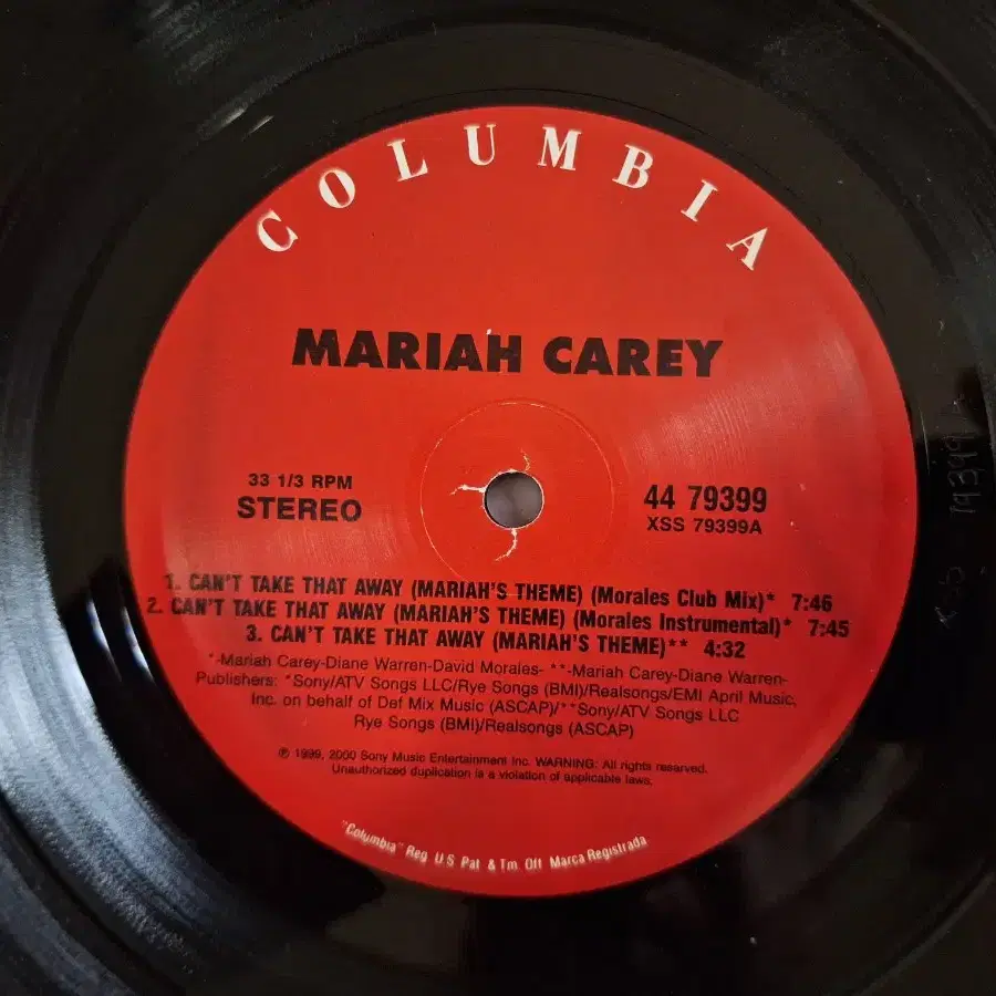 미국원반/Mariah Carey- Mariah's Theme LP