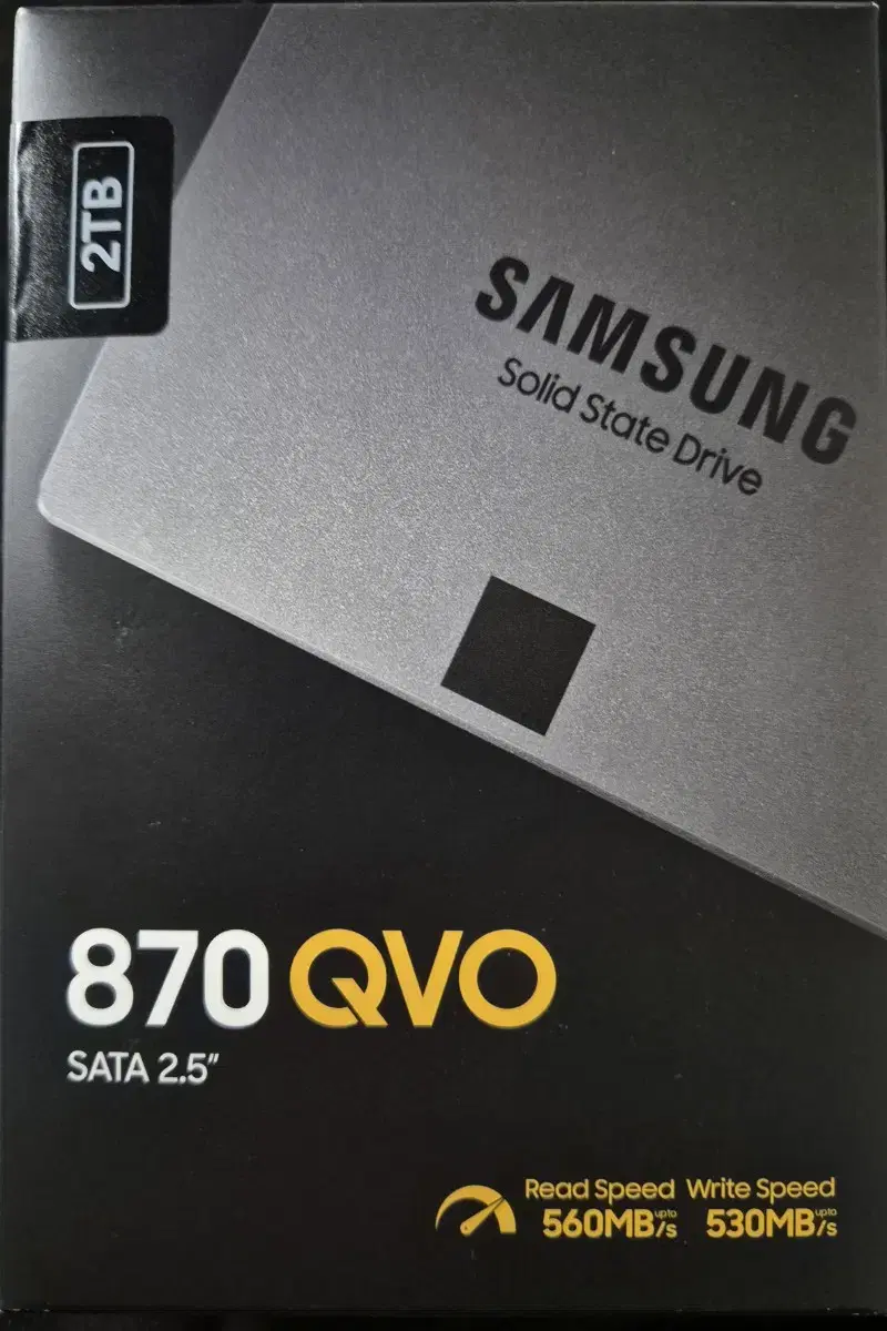 SSD QVO 870 2TB(삼성) 미개봉 팝니다.