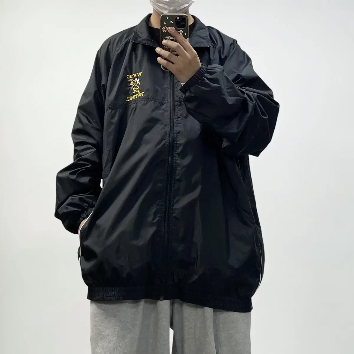 Nike USA Old School Windbreaker Jacket Black