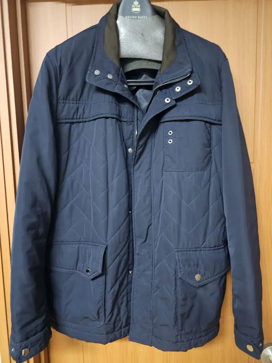 [110]Jay Haas Quilted Jacket Navy XXL