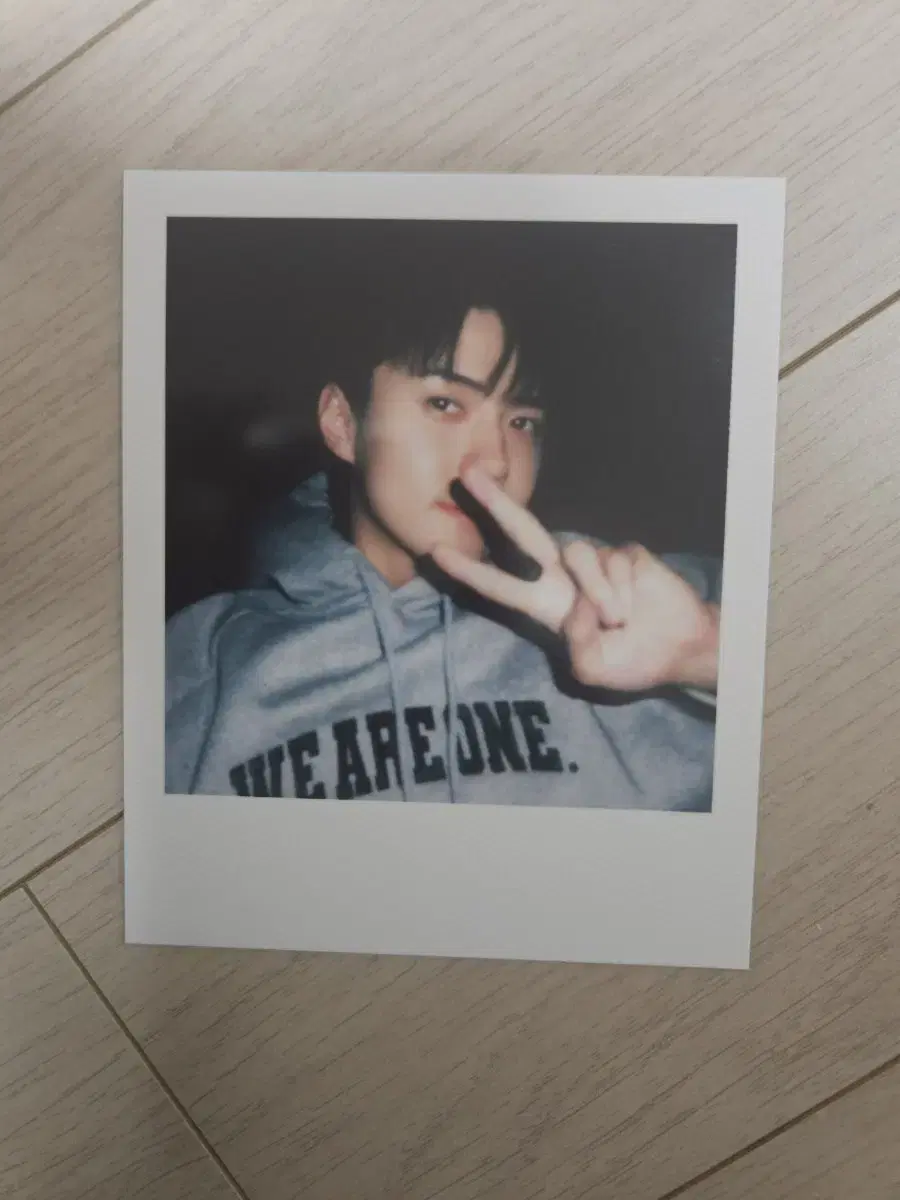 exo sehun season's greetings polaroid