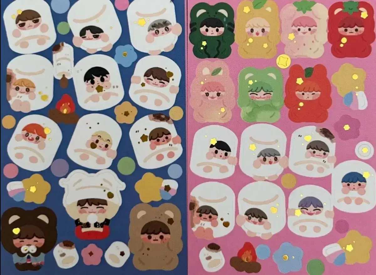 Danim 127 Marshmallow sticker + Dream Fruit sticker nct vahn