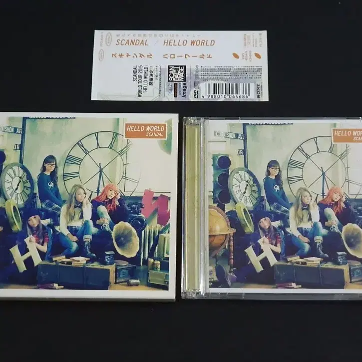 SCANDAL 스캔달 6집 앨범 HELLO WORLD (CD+DVD)