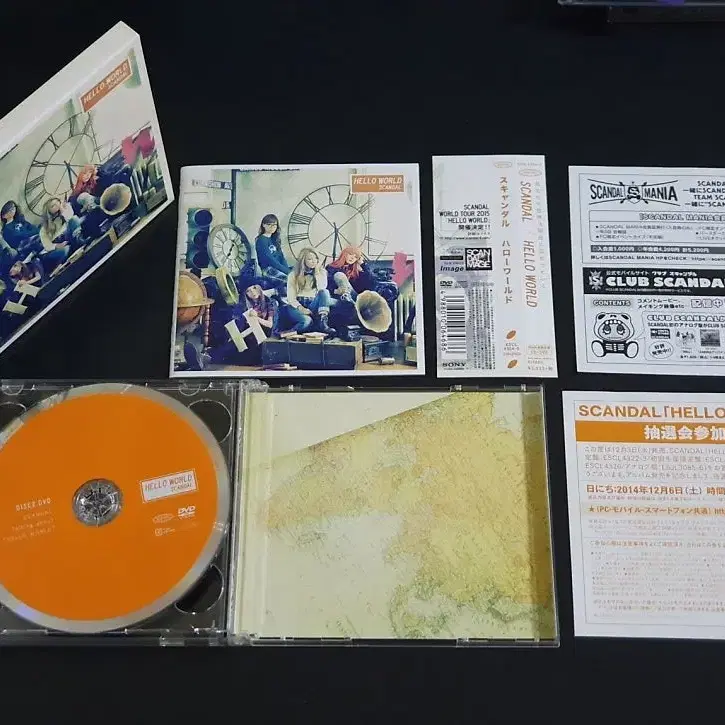 SCANDAL 스캔달 6집 앨범 HELLO WORLD (CD+DVD)