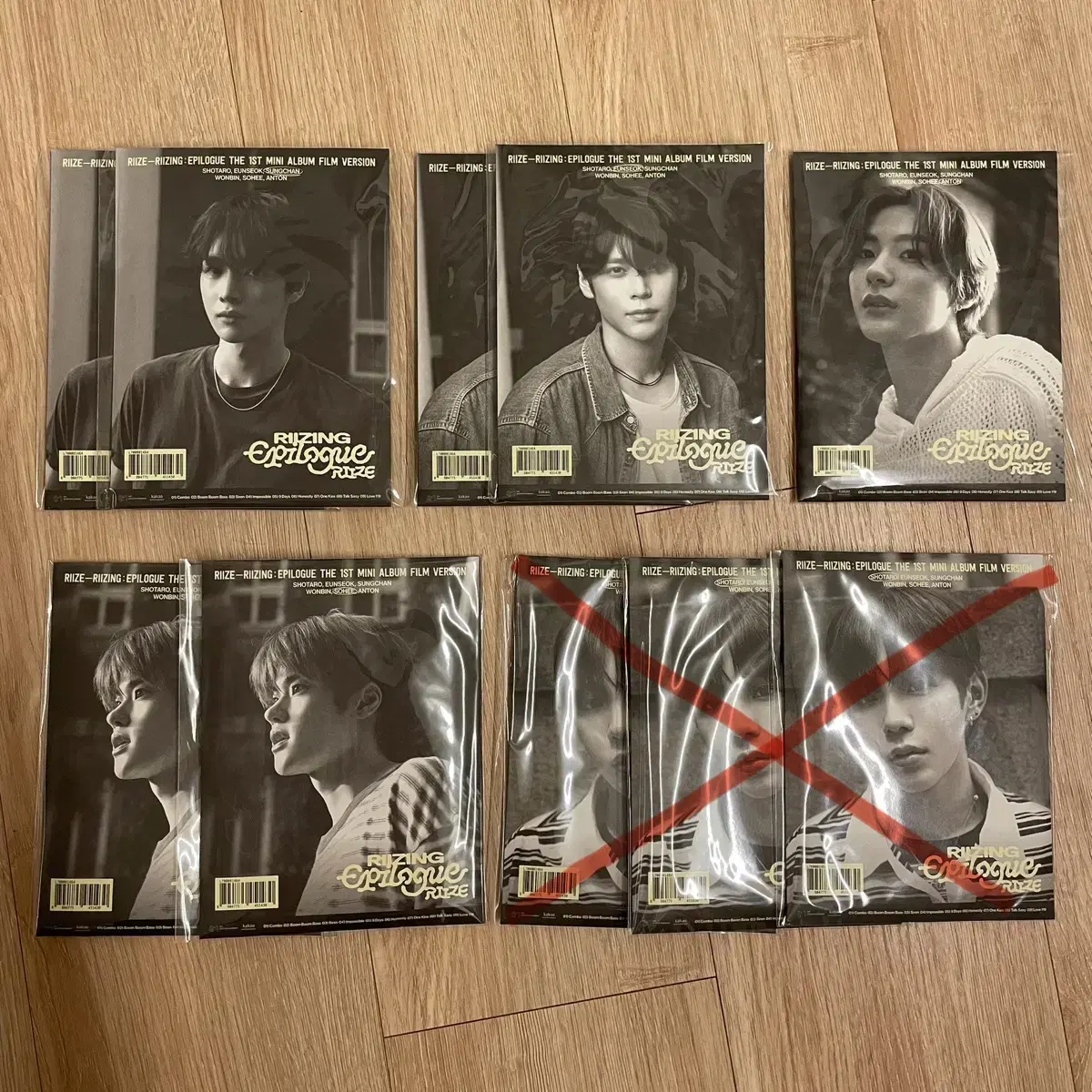 Rize Film photocard WonbinSungchanEunseokEuntonSoheeShotaro pop up Shanka unsealed album