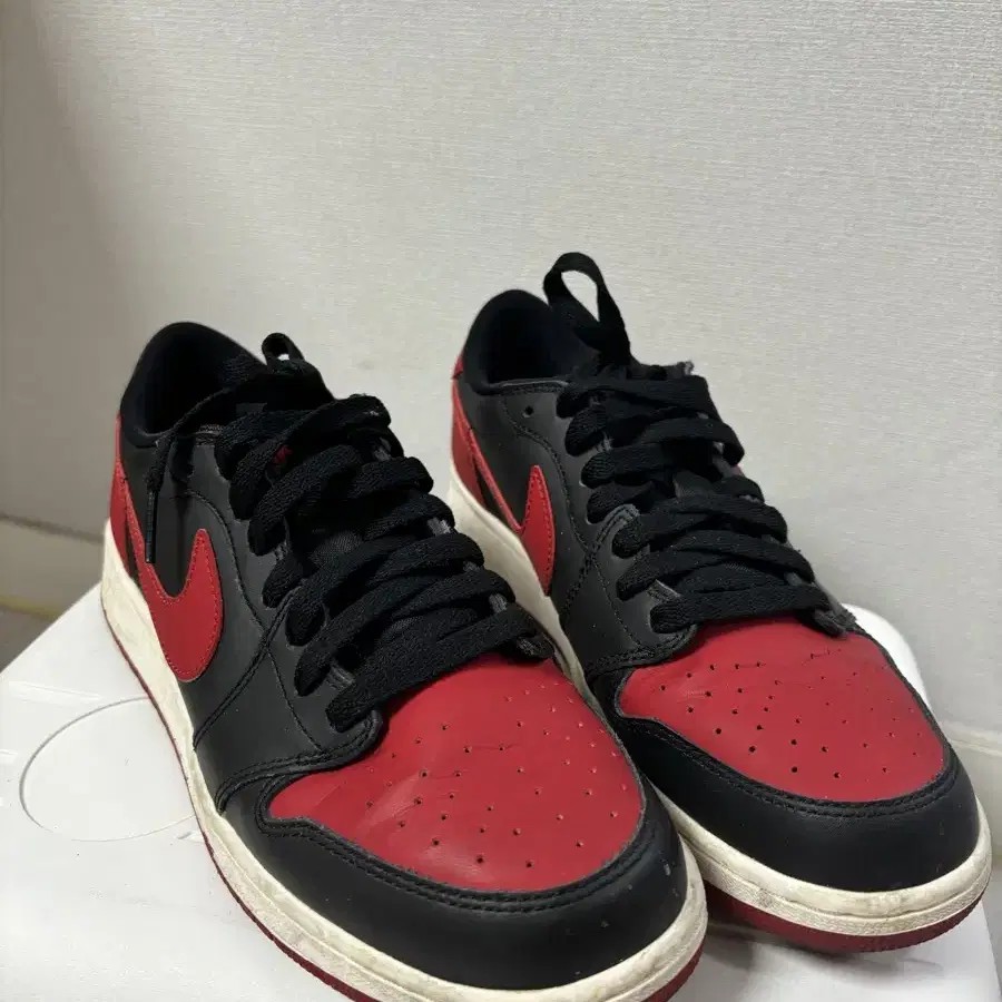 (GS) Jordan 1 Retro Low OG Bred 2015 250