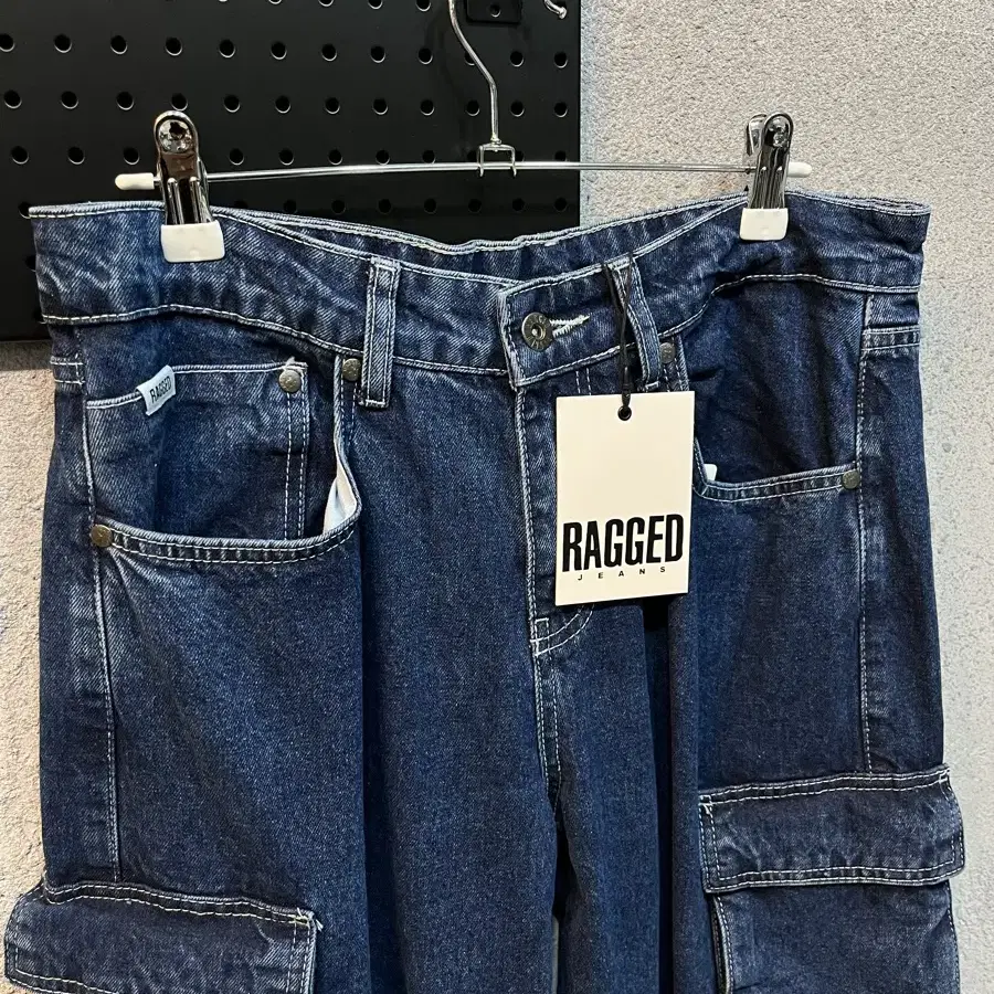 Ragged jeans 멀티 카고팬츠