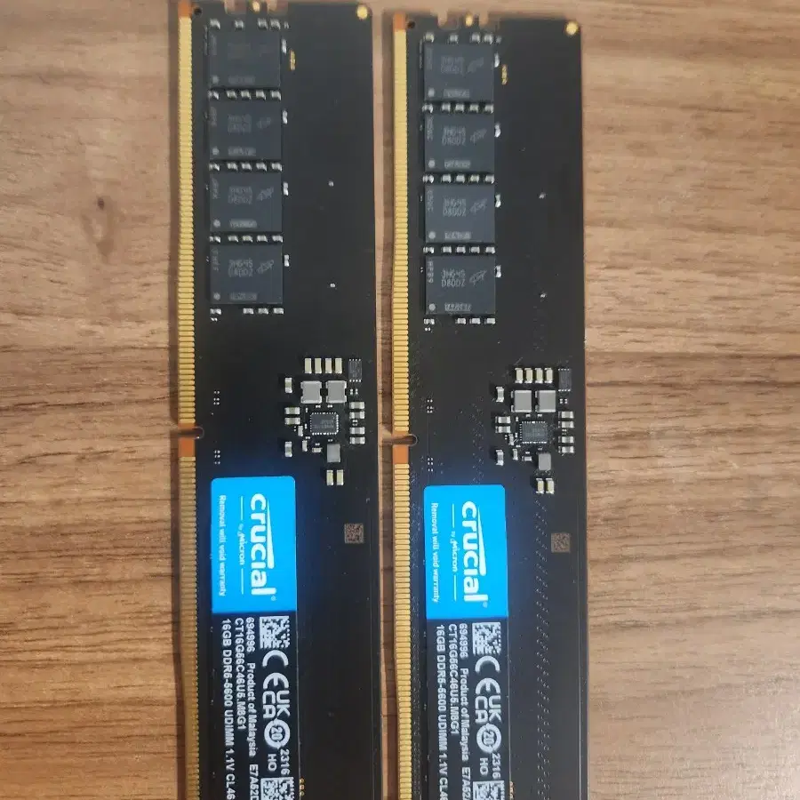 DDR5 32GB 5600 16X2 마이크론 램