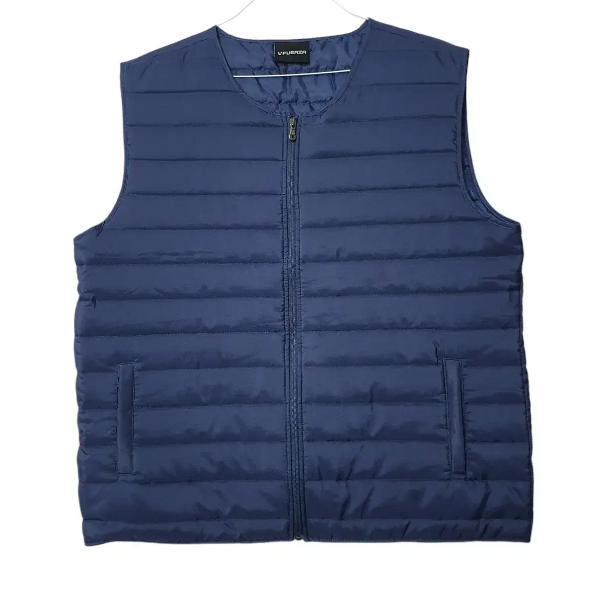 (3XL 115) Big size furza lightweight padded vest navy