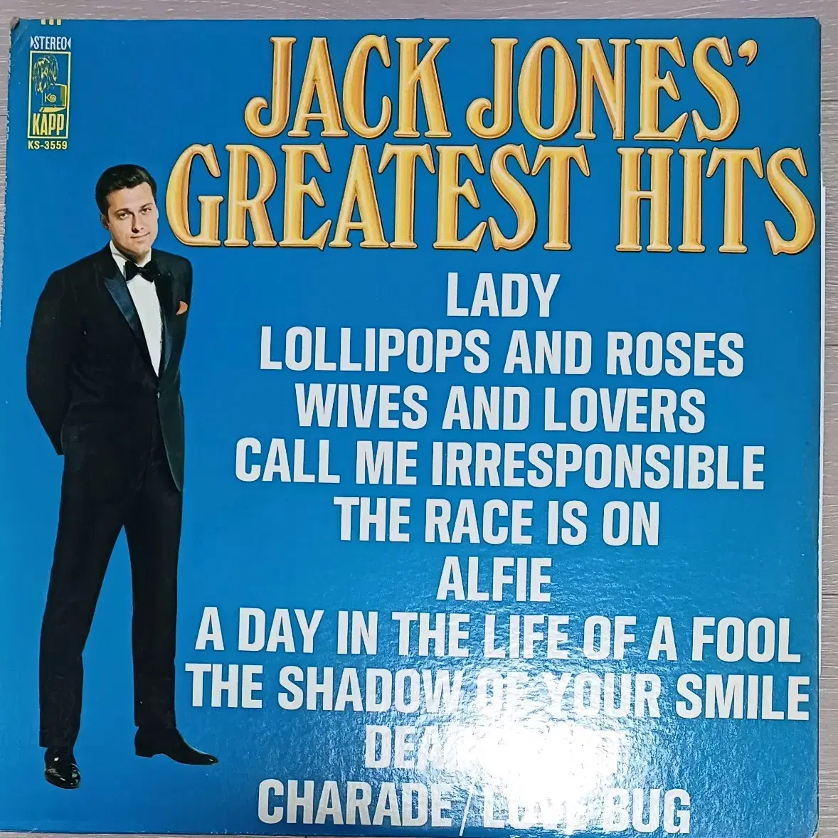 잭존슨LP Jack jones Great hits 미국수입원판 NM