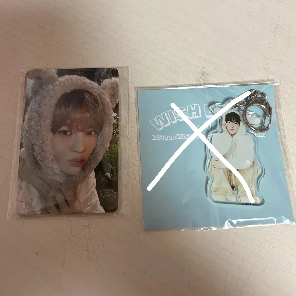 In-kind) NCT Wish Japan Membership photocard Sakuya Keyring