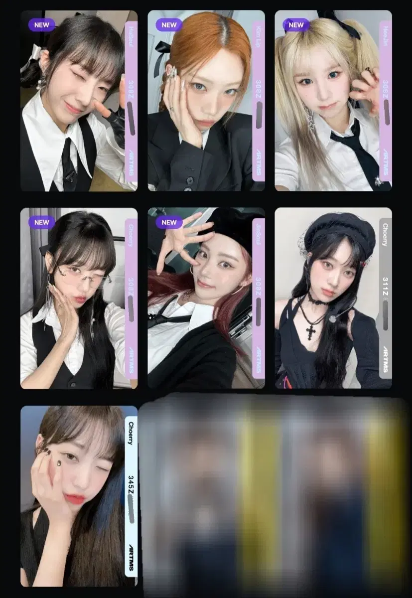 Loona Artemis photocard unreleased photocard WTS of Digital Objects