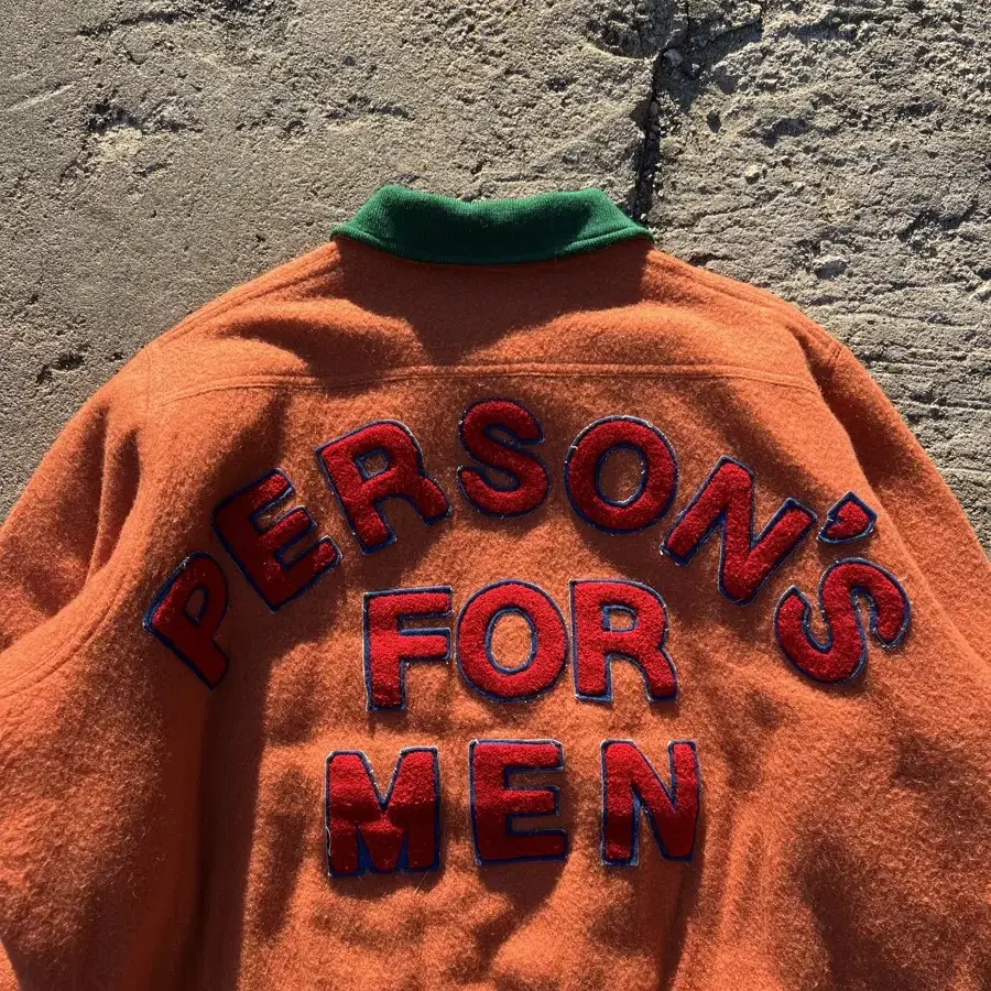 80s PERSONS FOR MEN WOOL VARSITY 울바시티자켓