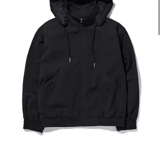 미스치프 BONNET HOODIE JACKET_BLACK