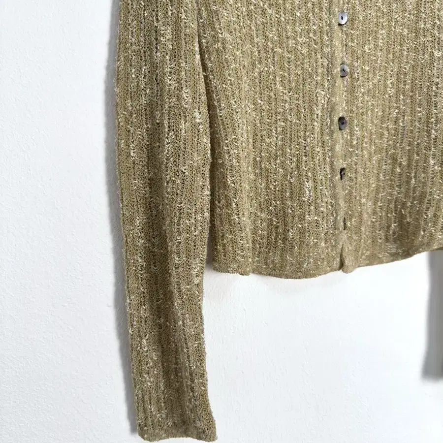 vintage cordier cropped knit cardigan