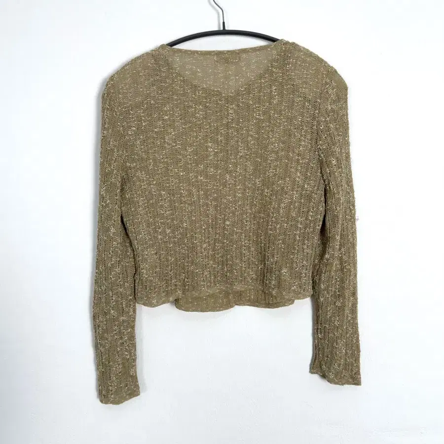 vintage cordier cropped knit cardigan