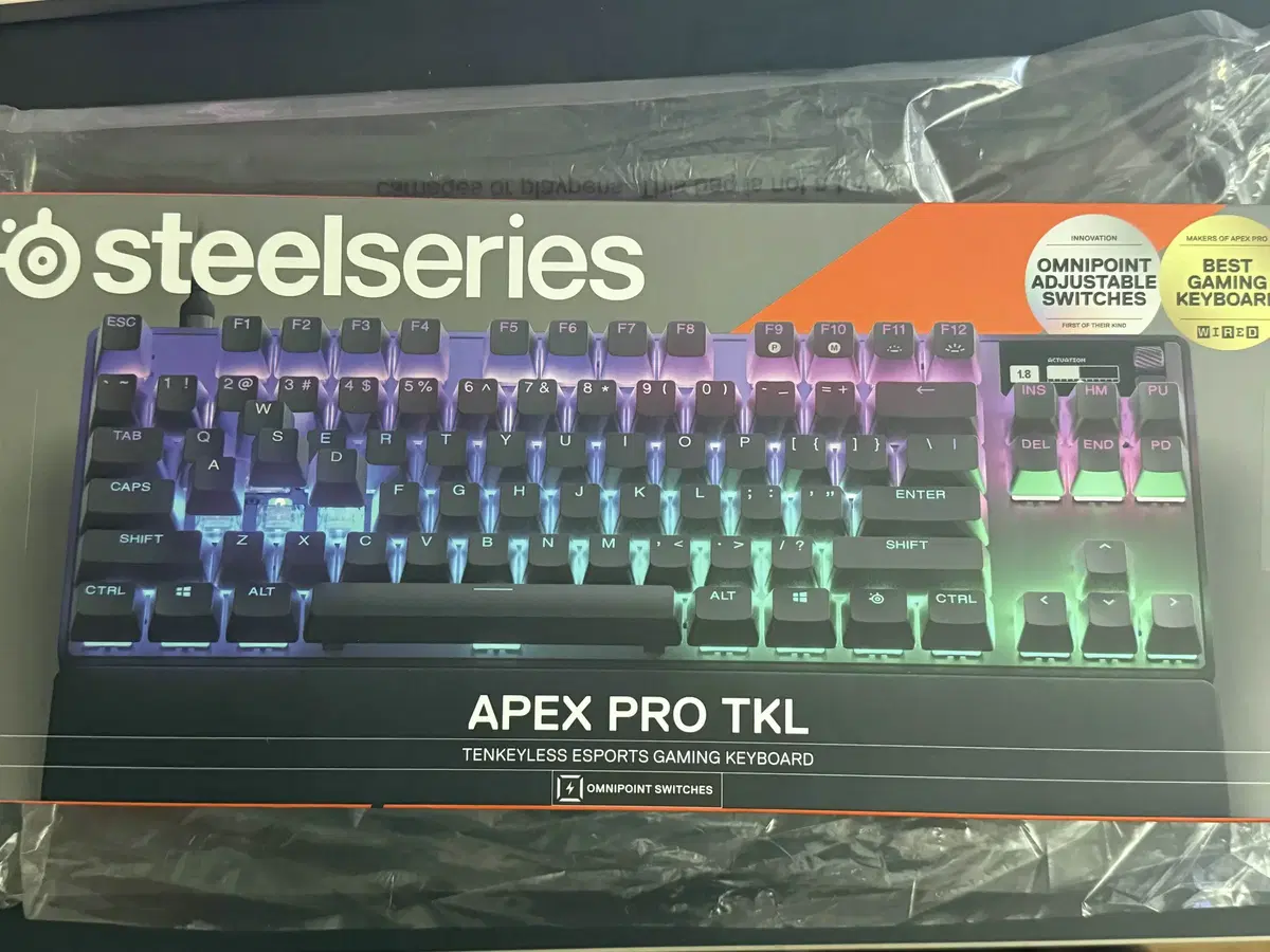 (미개봉) 스틸시리즈 APEX PRO TKL 새 상품