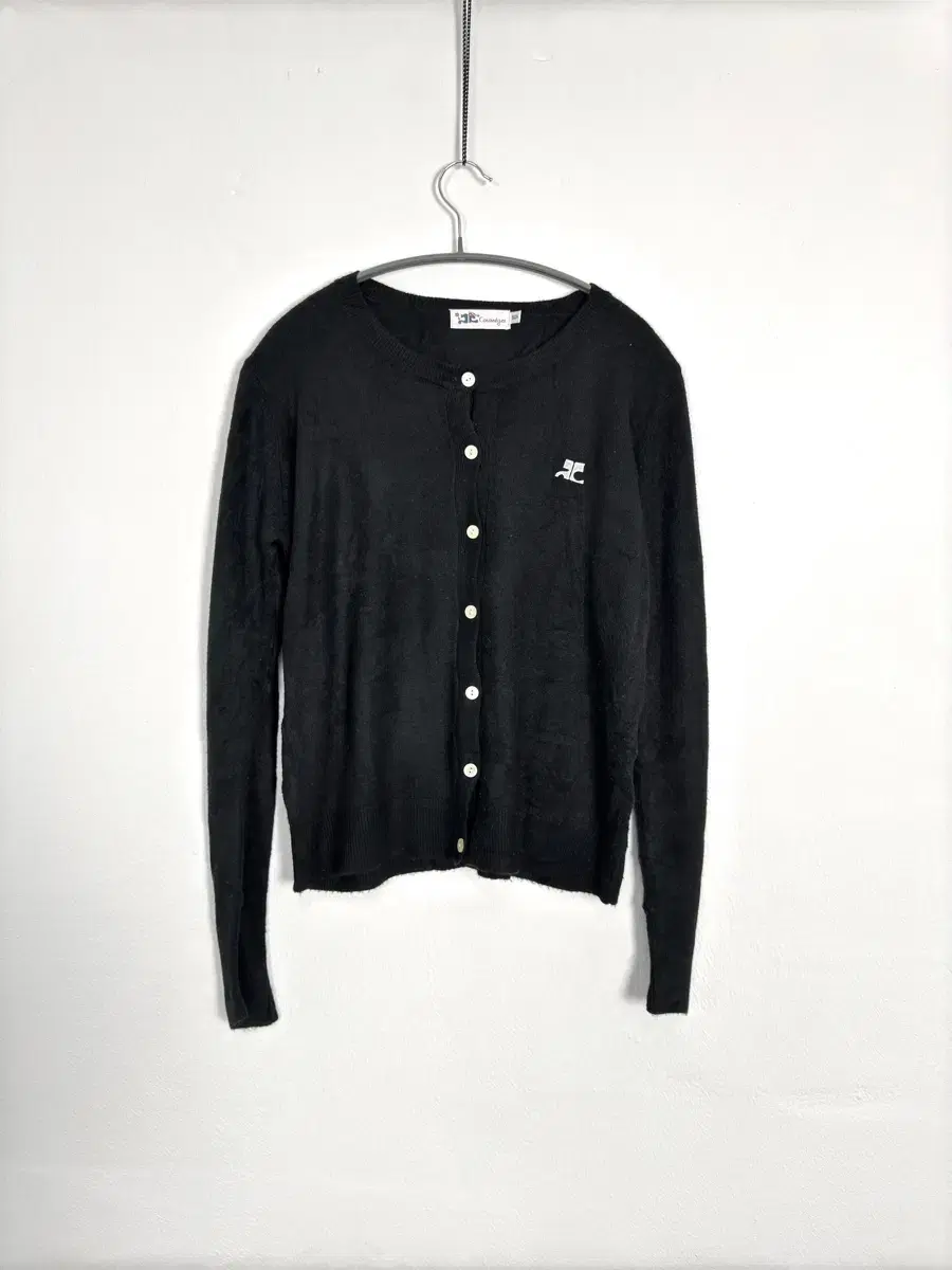 Courreges black cardigan