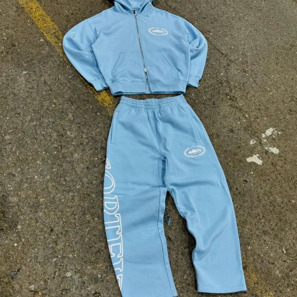 Corteiz blue tracksuit 코르테이즈 트랙수트