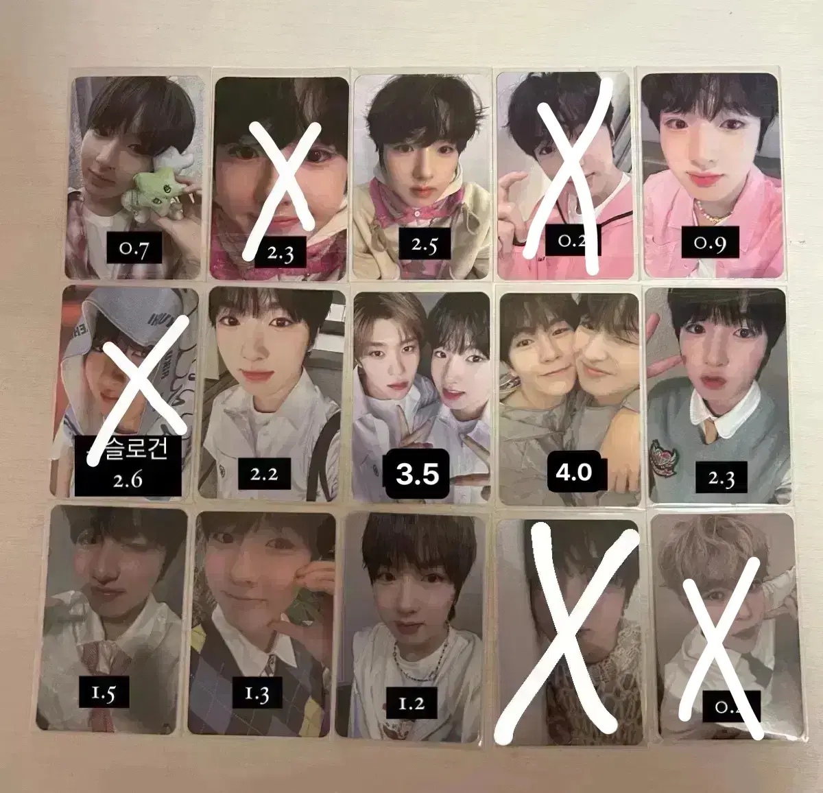 NCTWish photocard wts sion riku Yuushi Jaihiryo Sakuya UnitPhotocard