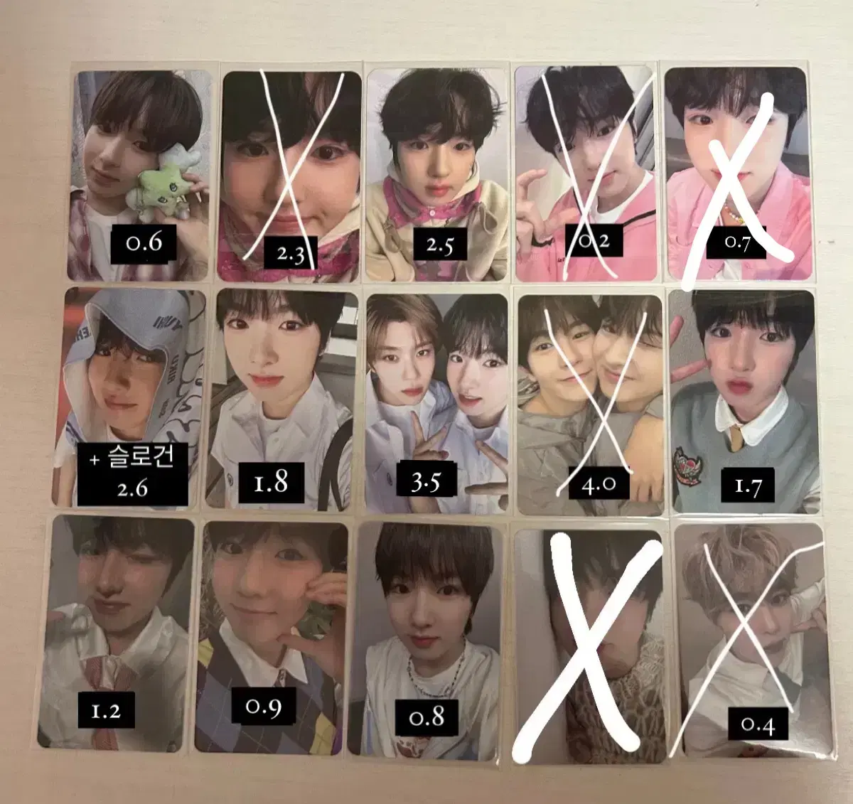 NCTWish photocard wts sion riku Yuushi Jaihiryo Sakuya UnitPhotocard