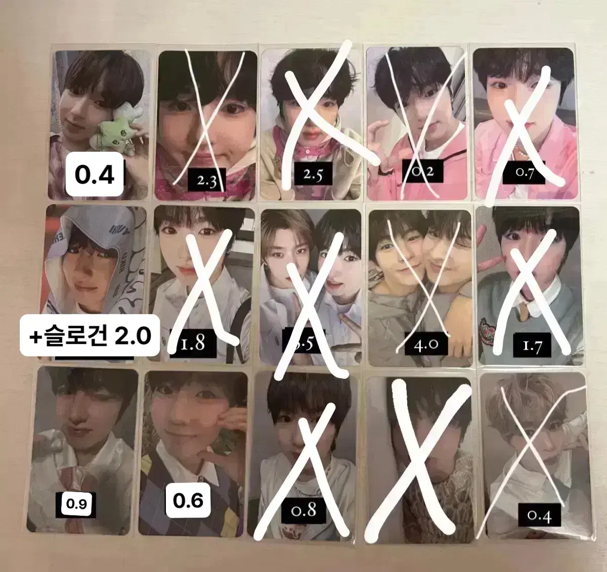 NCTWish photocard wts sion riku Yuushi Jaihiryo Sakuya UnitPhotocard