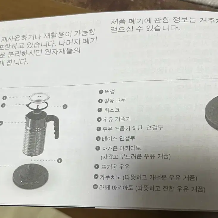 에어로치노4 (네스프레소 우유거품기)