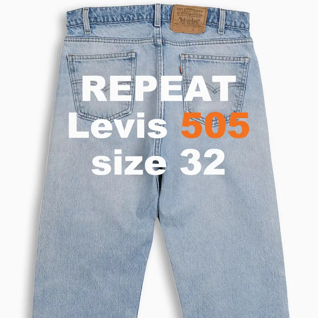 Levi's 505 Orangetab 80s USA 32 Inch OR50534101