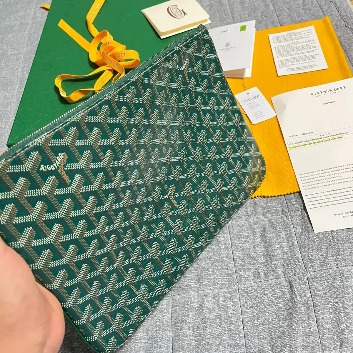 [MM] Goyard Senna Clutch Fully Loaded Brand New