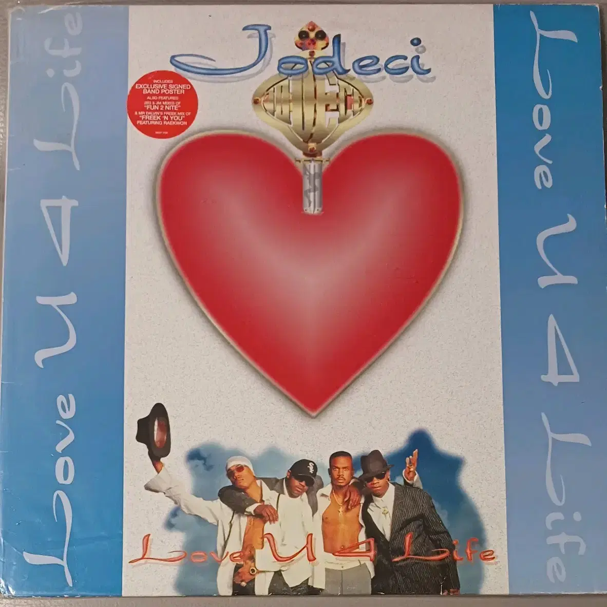 Jodeci LP 조데시 희귀수입음반 Love U 4 Life,