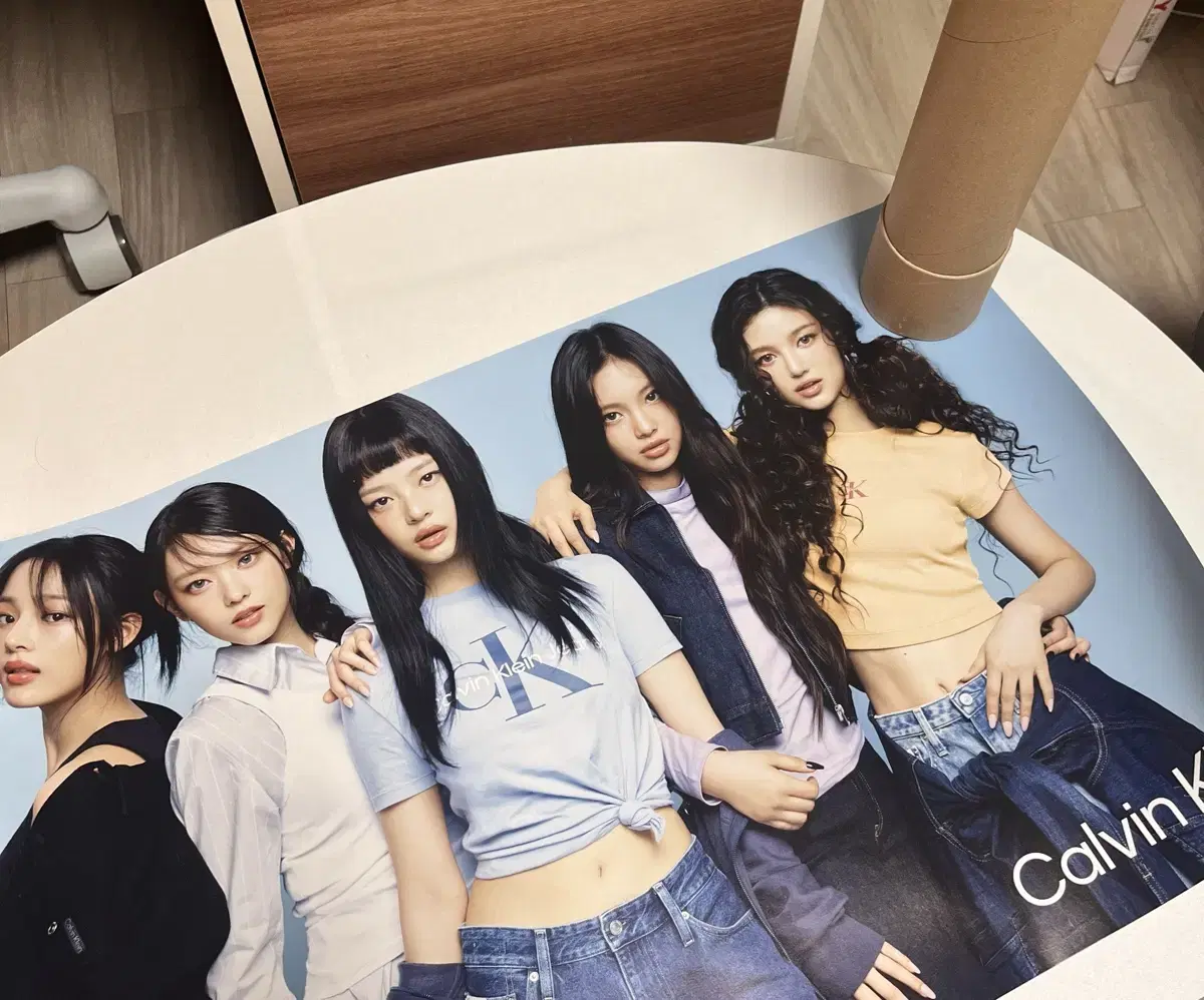 Calvin Klein poster for new jeans.