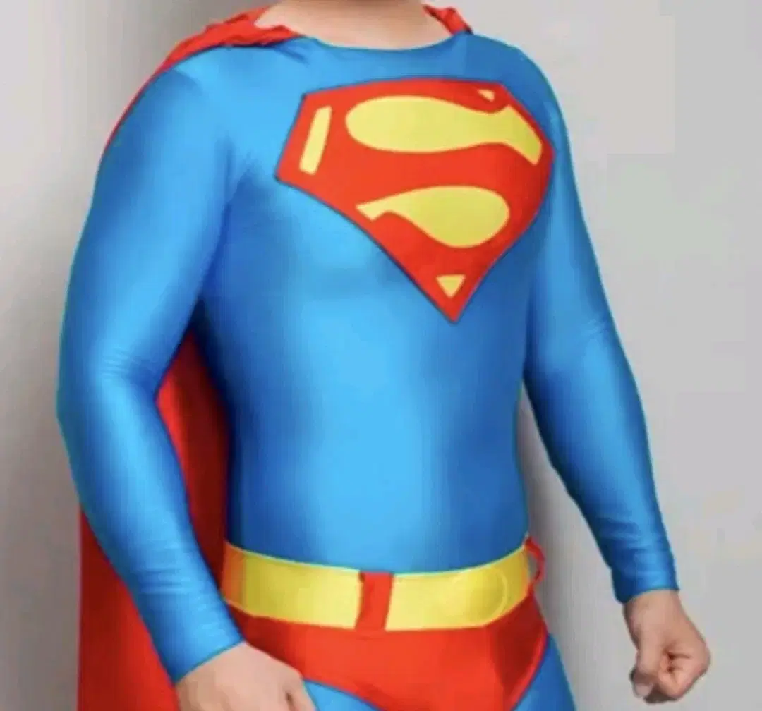 Superman Costume Suit Full Body Tights (Squishy Cosplay)