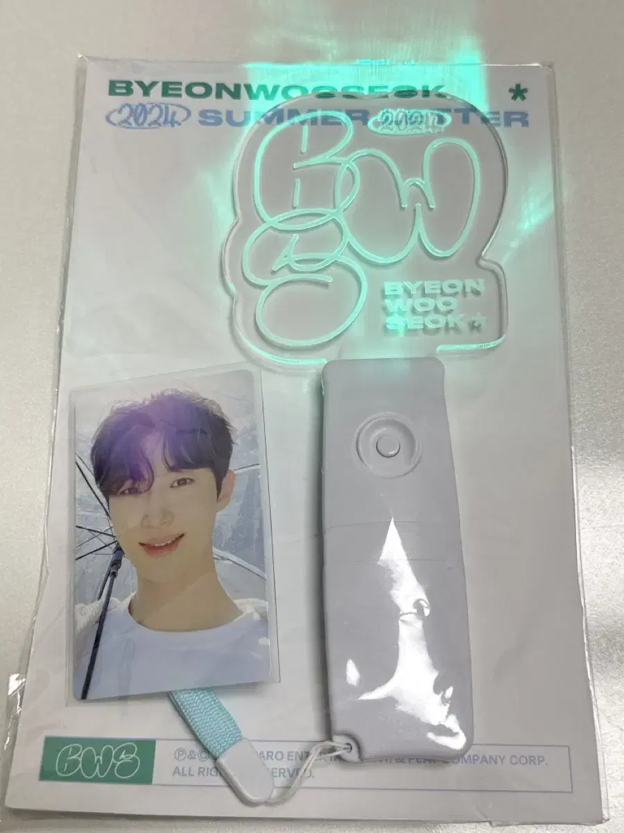 Wooseok Byun Summer Letter Lightstick (with photocard)