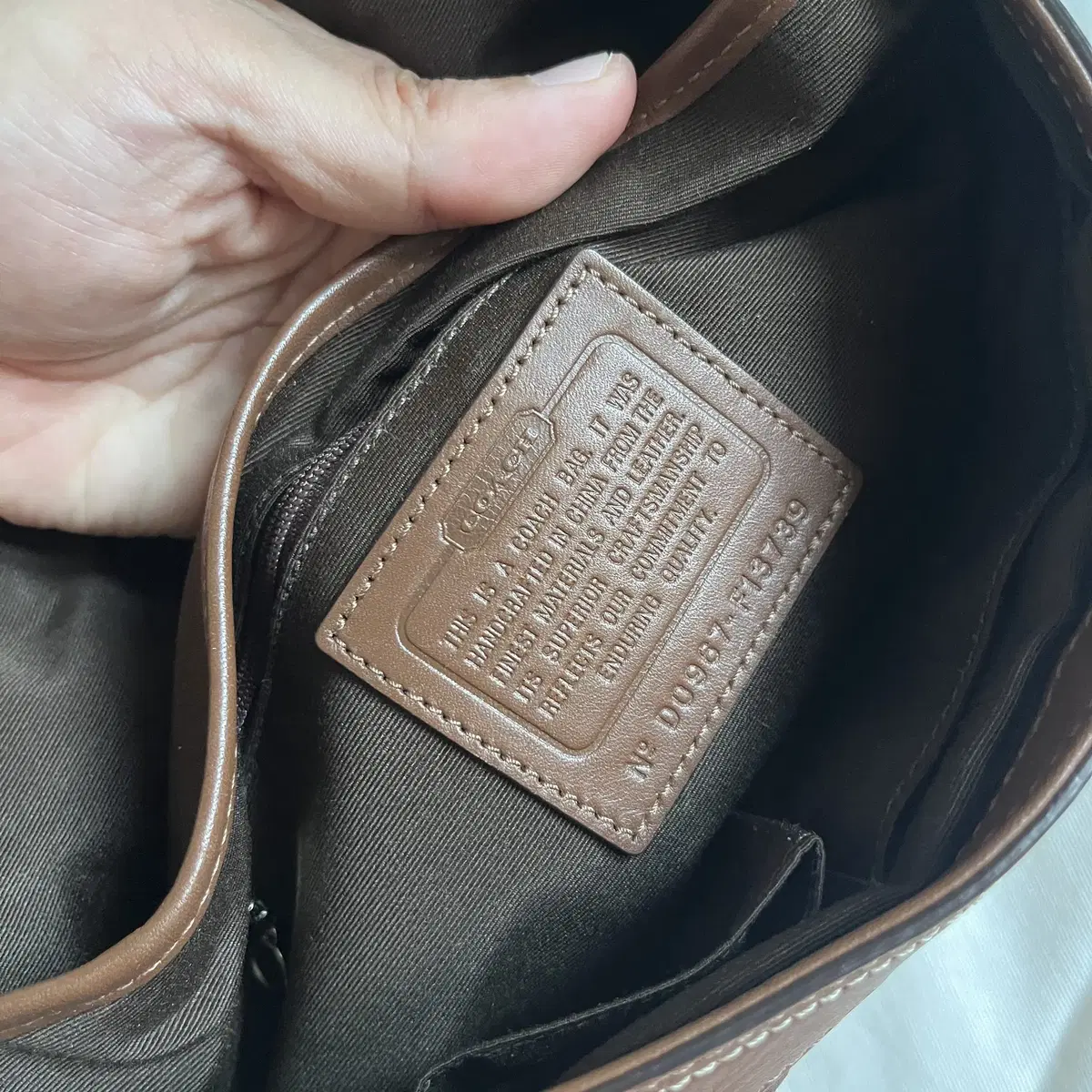 COACH 00's Jacquard   Shoulder Bag