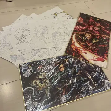 귀멸의 칼날  DVD 완전판 한정판 비주얼보드 콘티