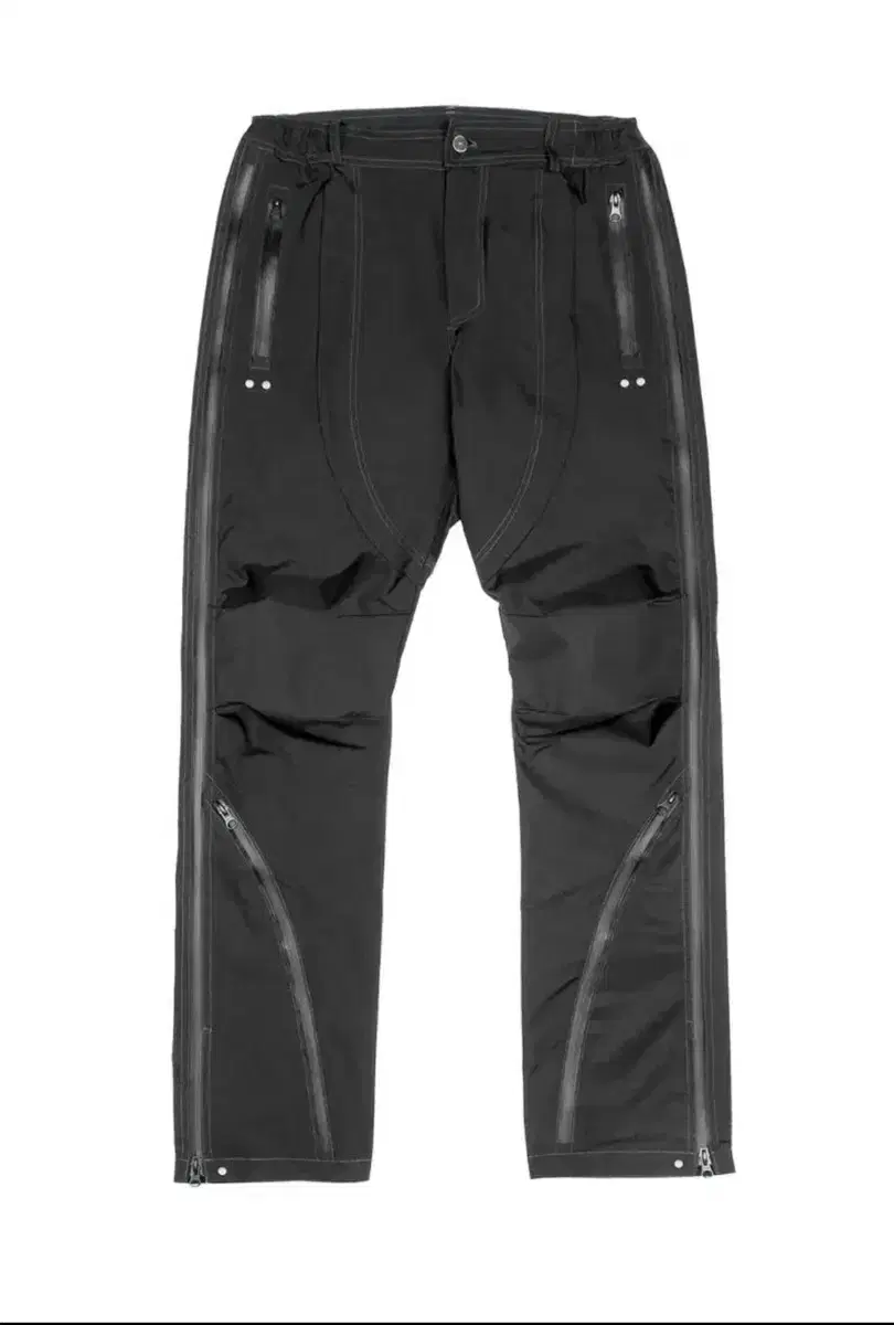 [S] Paa Archive Curve Zip Track Pants Black First Edition