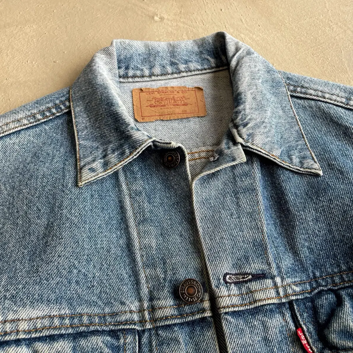 1980s Made In USA  Levis Denim Jacket