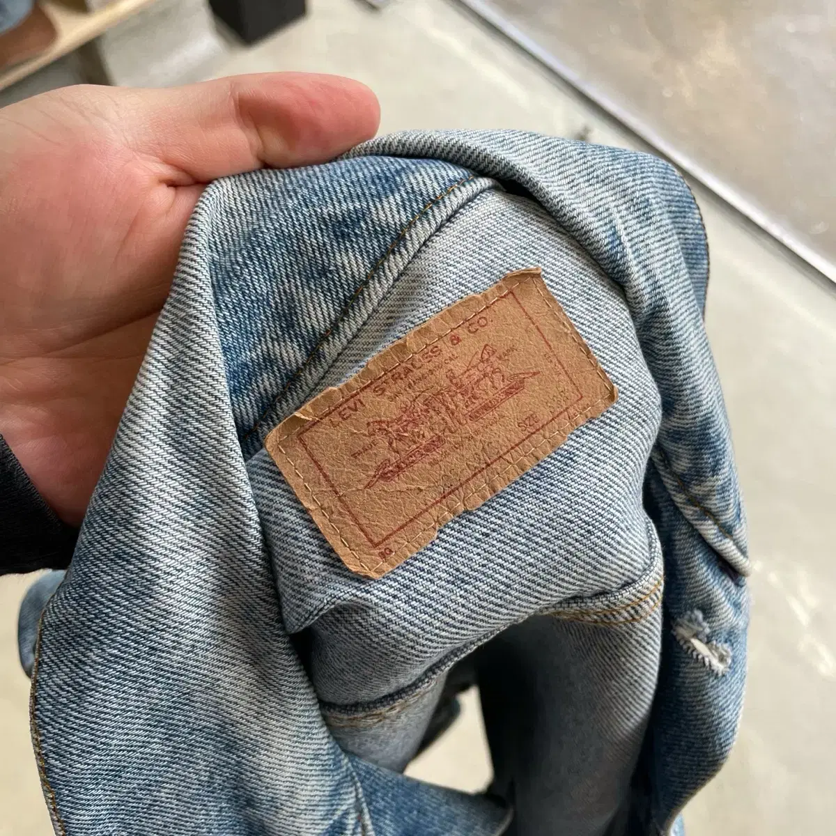 1980s Made In USA  Levis Denim Jacket