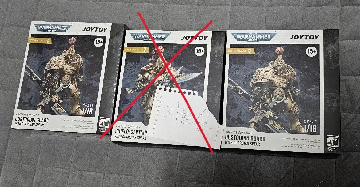 (Individual,Bulk) 3 Joey Toy Warhammer Custodes