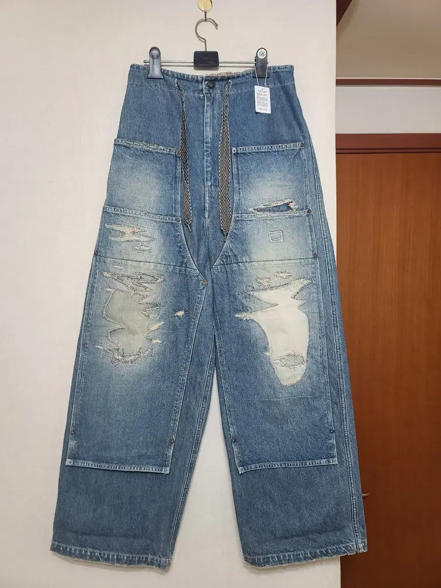 (3) Capital 14oz Denim W Knee e.ji Exhaust Pants Indigo