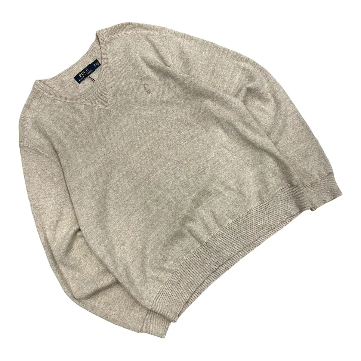 [S] Polo Ralph Lauren Round Neck Knit Oatmeal