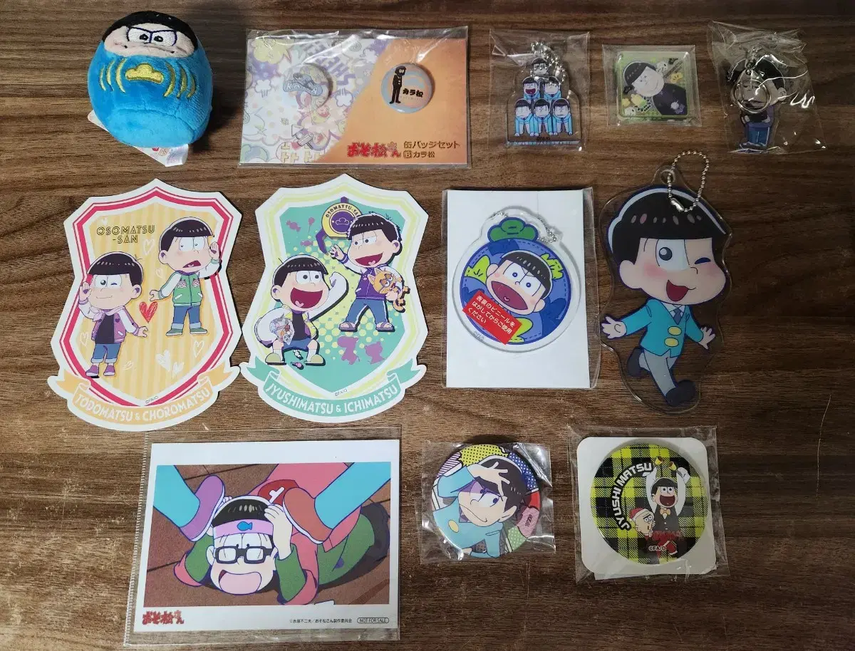 Osomatsu Prize Goods bulk sell WTS!!!Acrylic keyring Can Badge