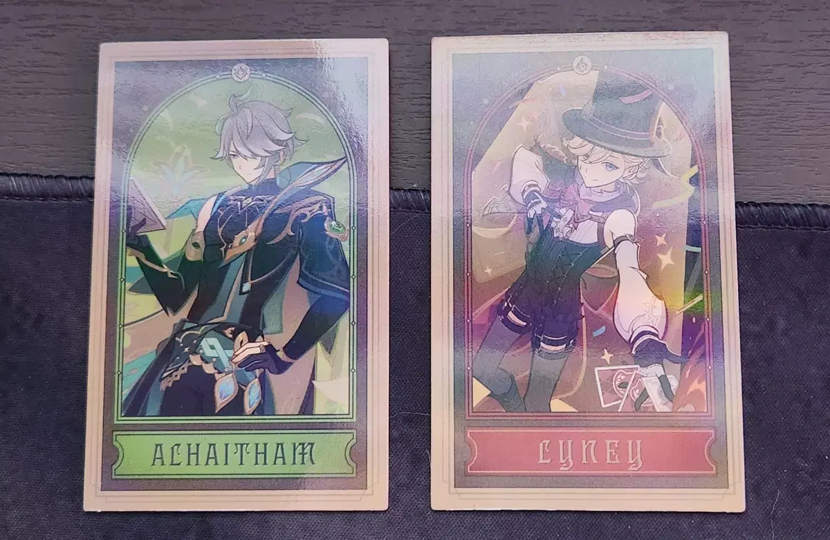 Hoyoland Genshin Impact divination photocard alhaytham rini