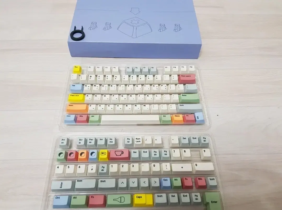 PBT 키캡 세트 OEM 프로파일 한글각인