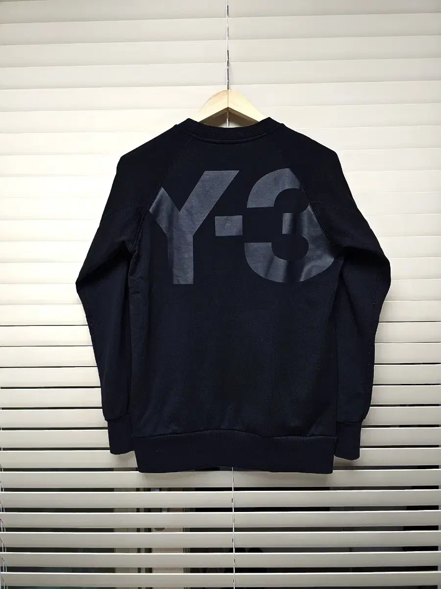 Yoji Yamamoto Y-3 Big Logo Man-to-Man Black S