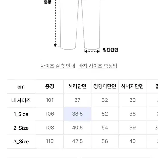 비긴202 1) 원턱 와이드 라잌 데님 팬츠 인디고