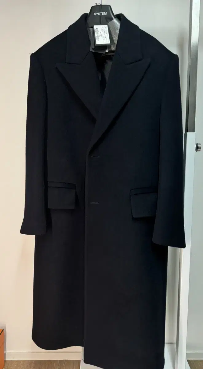 System Homme Long Coat (Dark Navy/103)