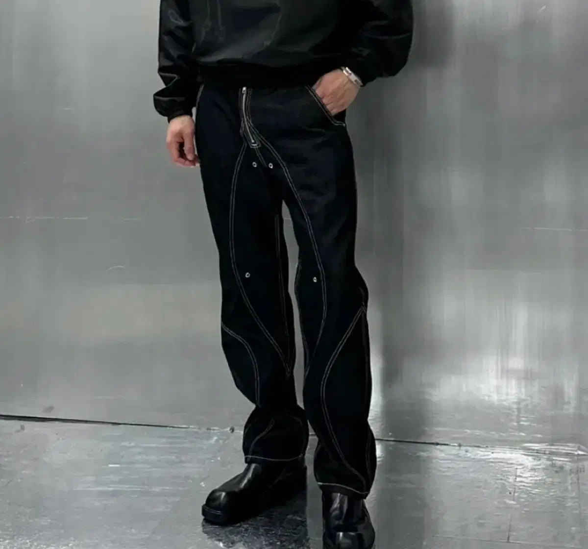 51퍼센트 데님팬츠 (L) / TUNNEL LINING TROUSER