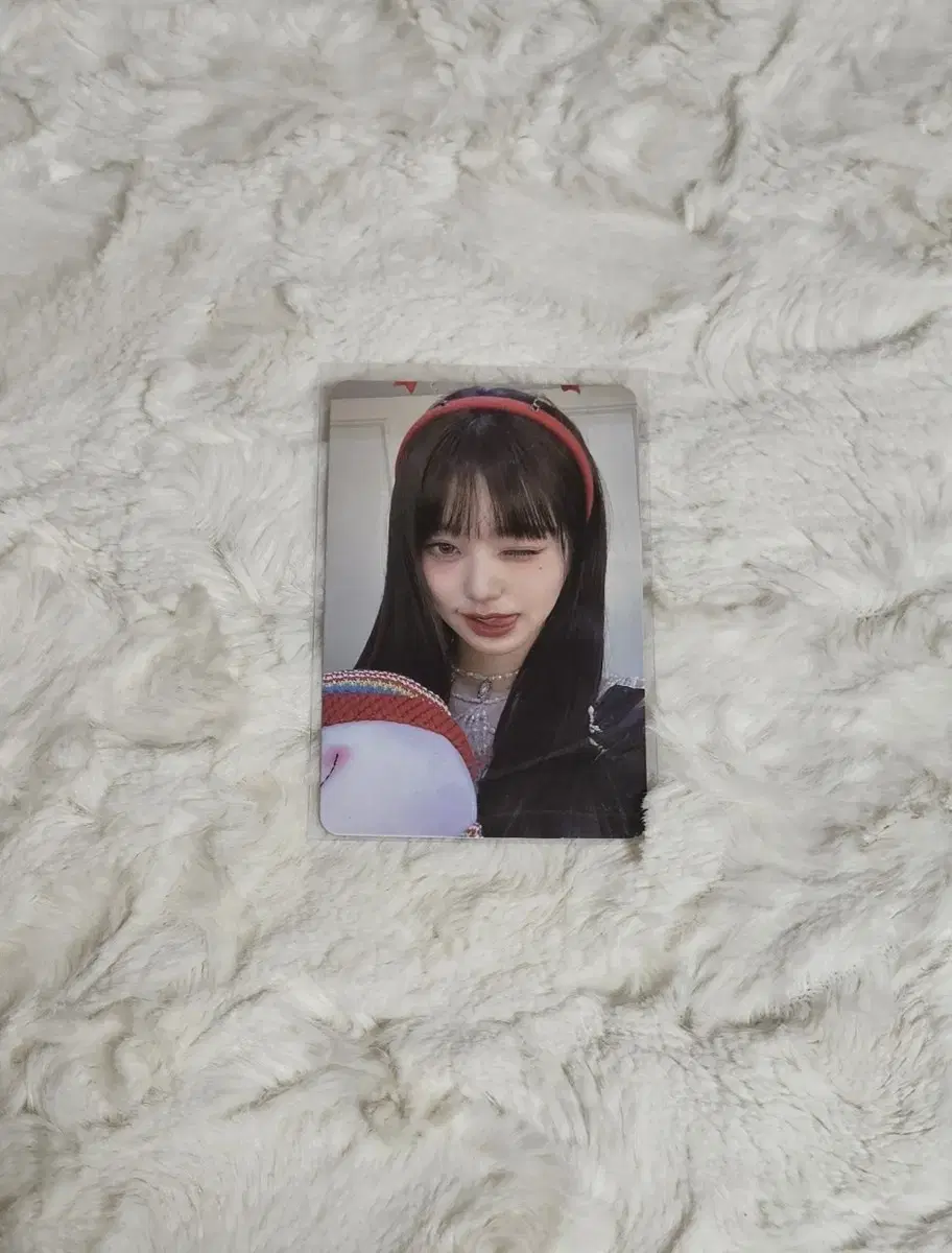 Source) ive MINE soundwave 8th Christmas wonyoung unreleased photocard